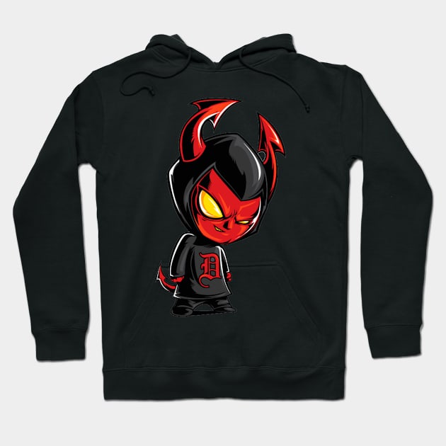 Devil man Hoodie by Christopher store